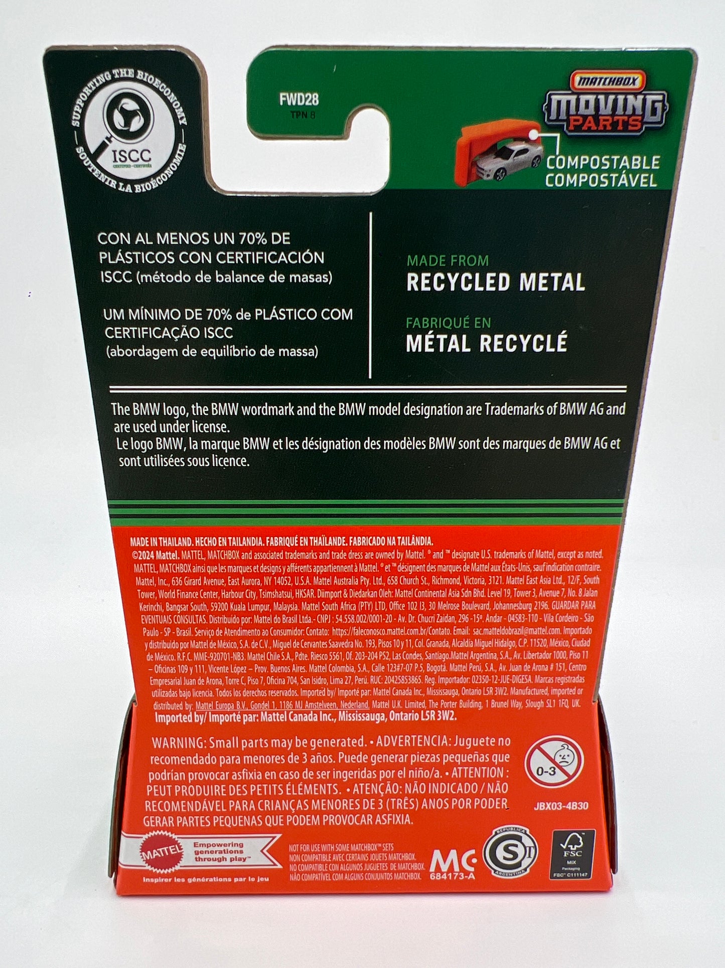 2025 Matchbox Moving Parts Super Chase #2 1973 BMW CSL 3.0 Black W/Protector