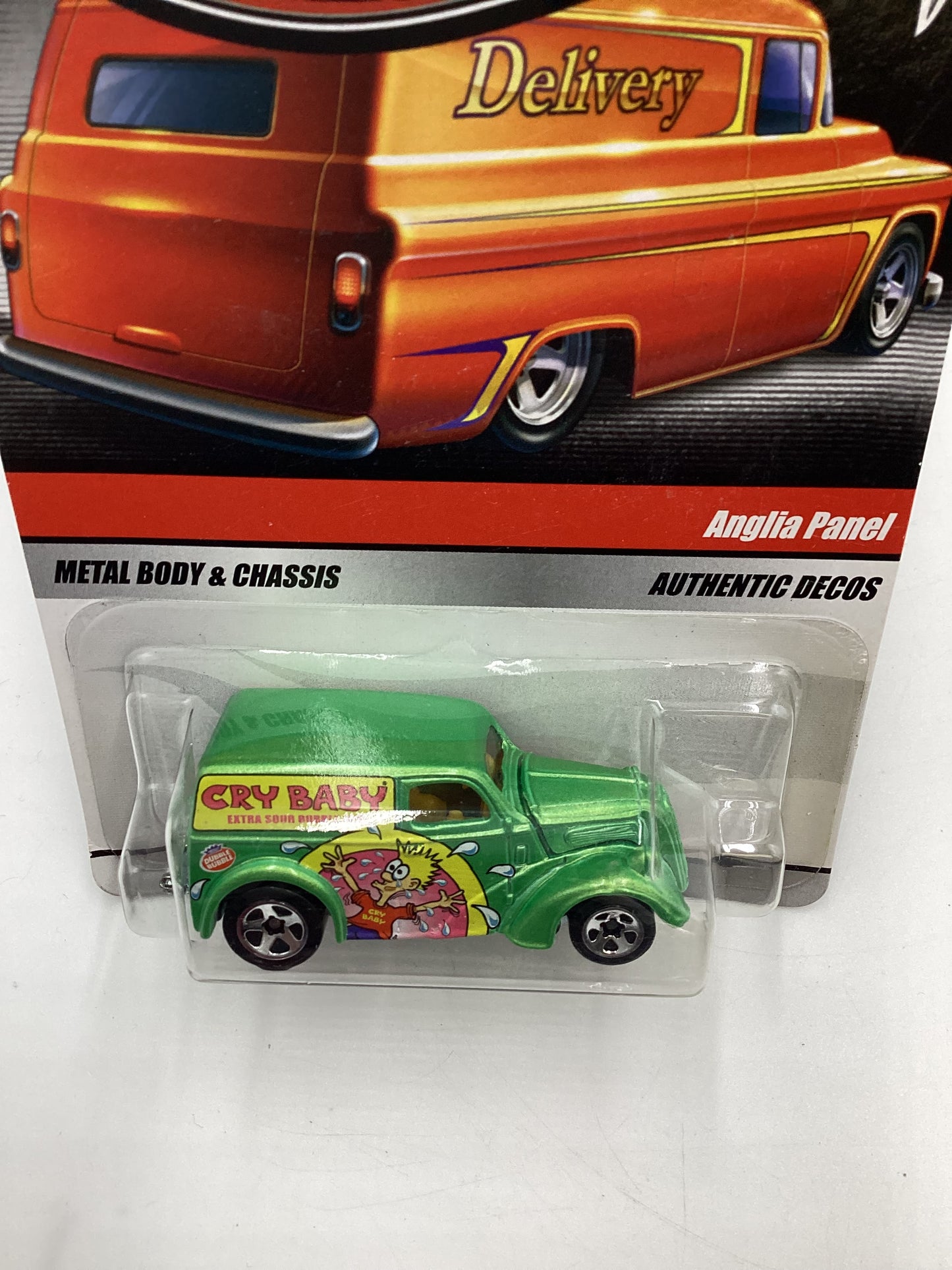 Hot Wheels Delivery Cry Baby Anglia Panel Green (SR)