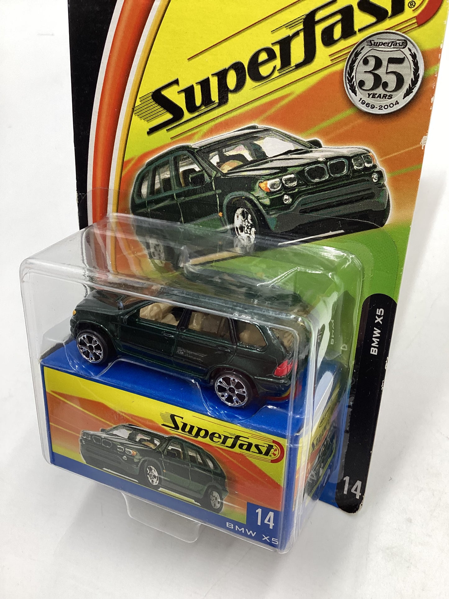 Matchbox 2004 Superfast #14 BMW X5 Dark Green 173A