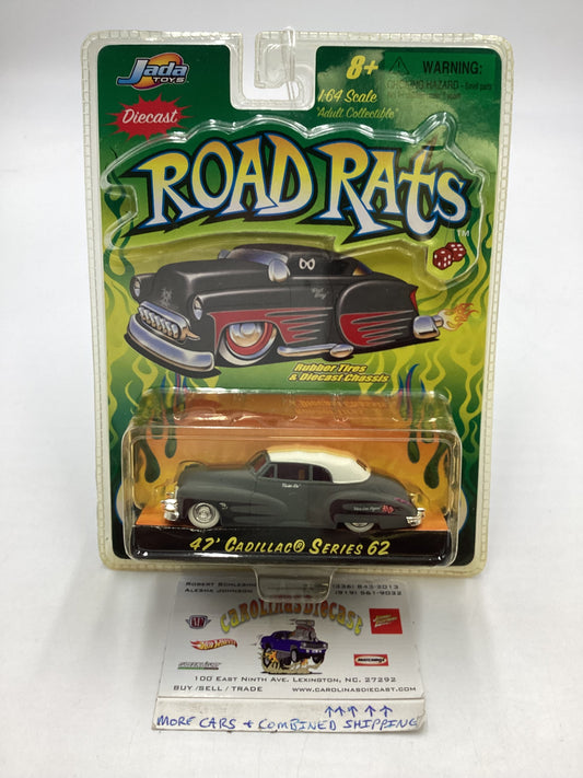 Jada Diecast Road Rats 47 Cadillac Series 62 Primer Gray 222A