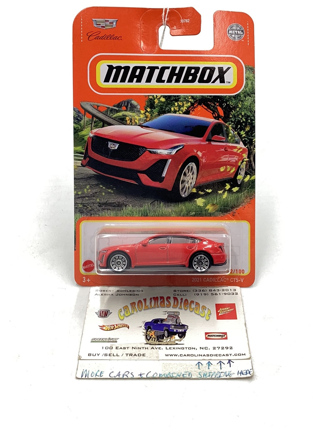 Matchbox 2022 #72 2021 Cadillac CT5-V 45H