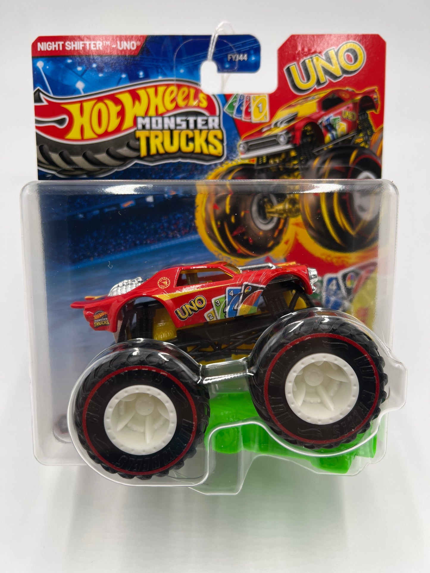 2025 Hot Wheels Monster Trucks Uno Night Shifter Red Treasure Hunt