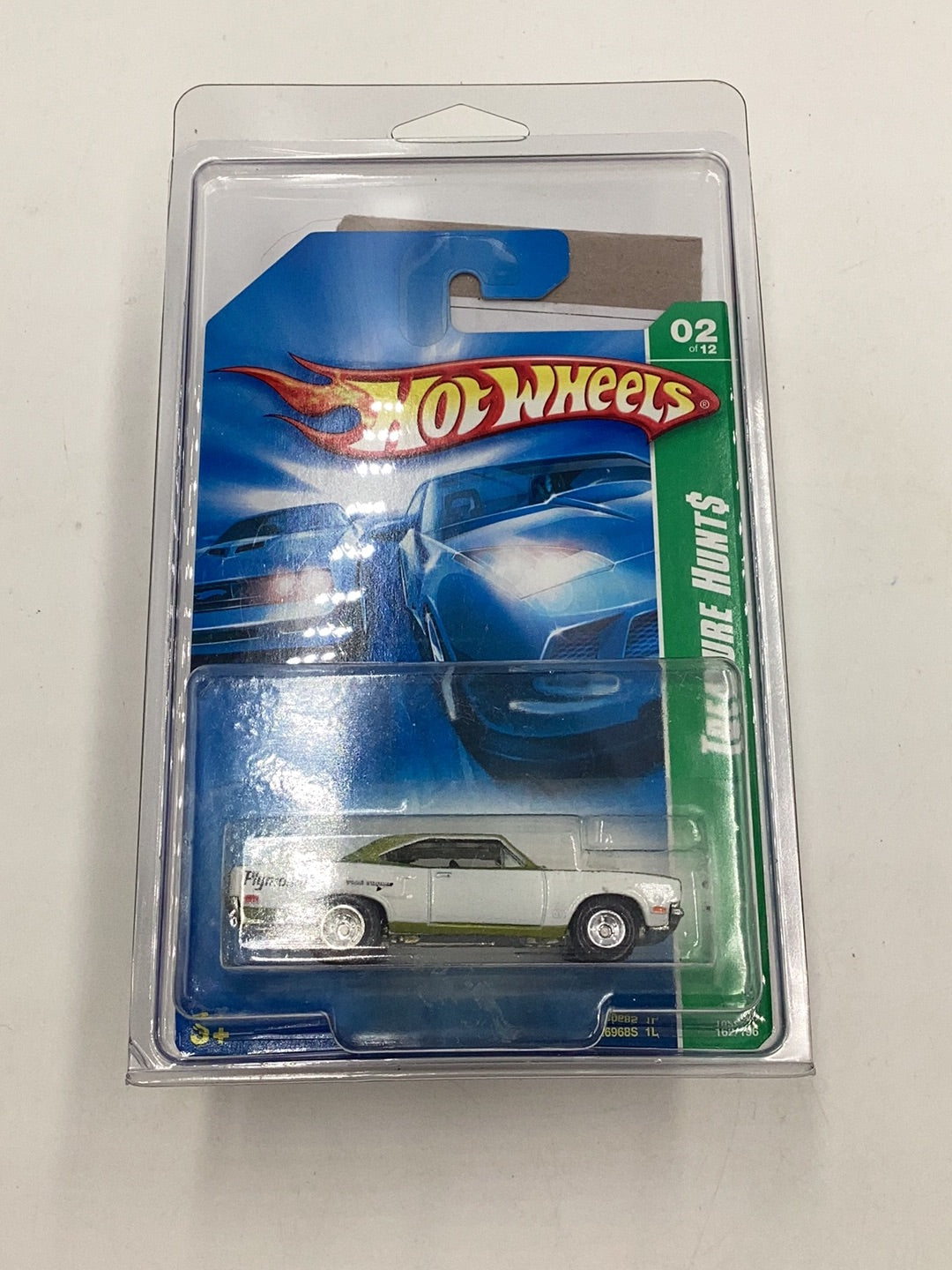 2008 Hot Wheels Super Treasure Hunt 70 Plymouth Roadrunner #162 with protector