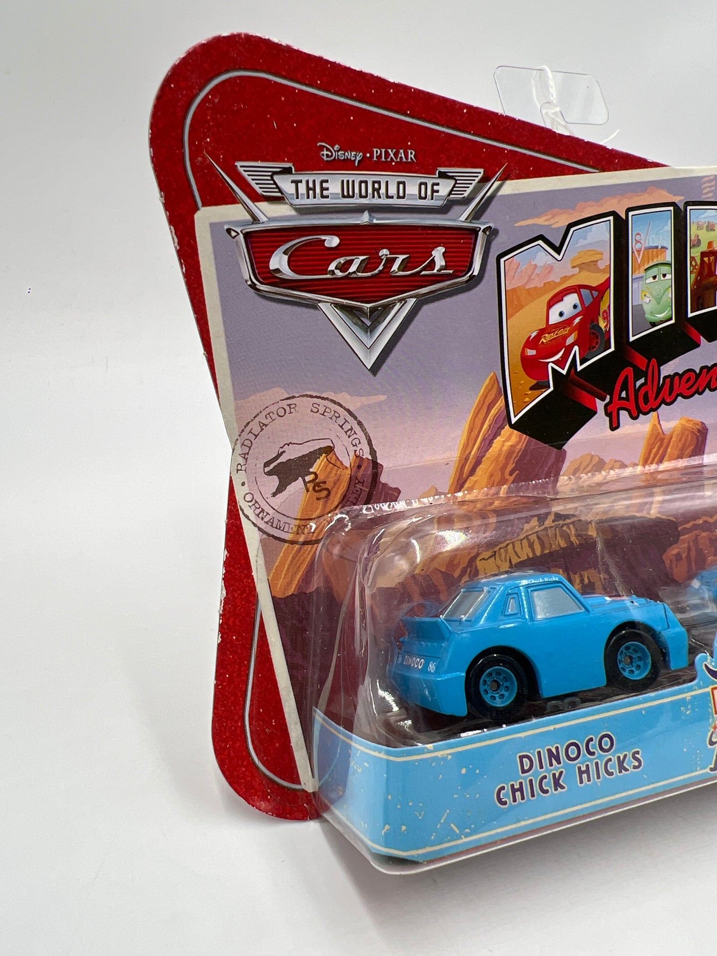 Disney Pixar The World Of Cars 2 Pack Mini Adventures Dinoco Dream Dinoco Chick Hicks & Lightning McQueen 142B
