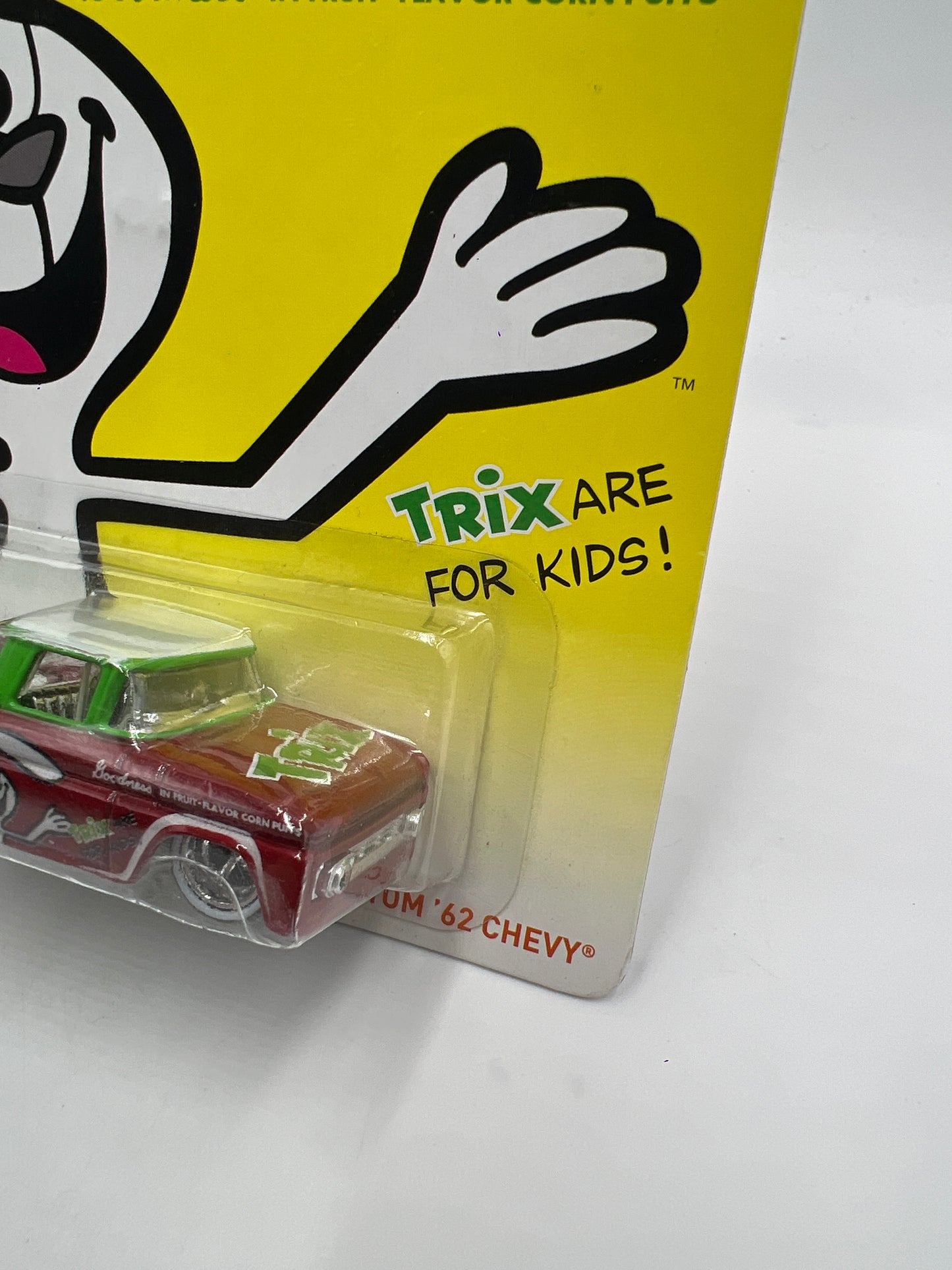 Hot Wheels Premium General Mills Trix Custom 62 Chevy Red W/Protector