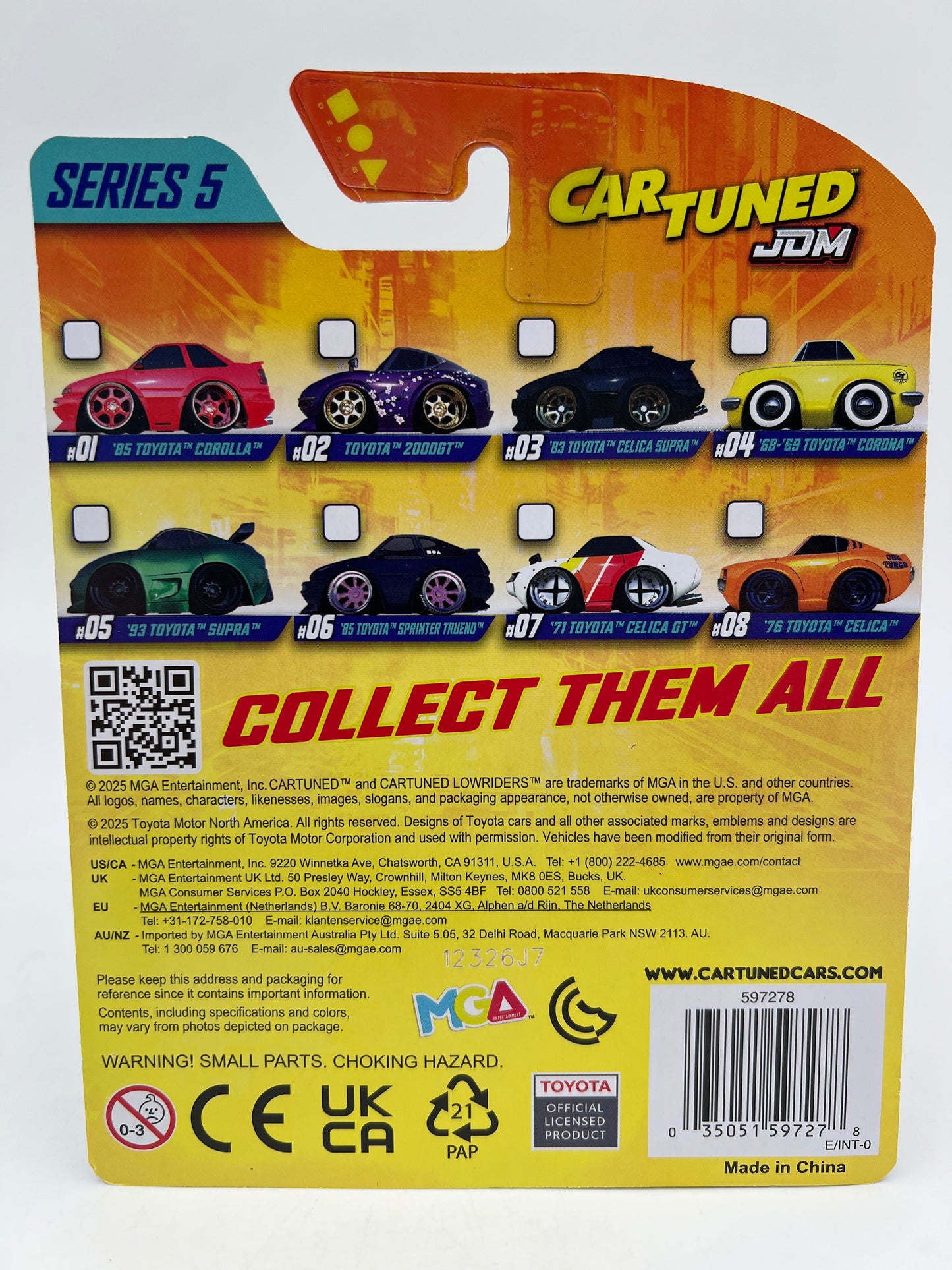 MGA Car Tuned JDM Series 5 #2 Toyota 2000GT Purple