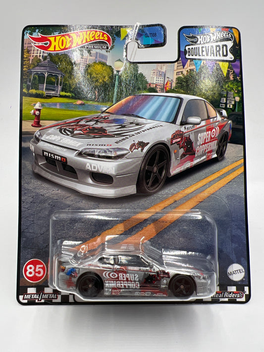 Hot Wheels Premium Boulevard #85 Nissan Silvia S15 Nismo R-Tune Proto Silver 259A