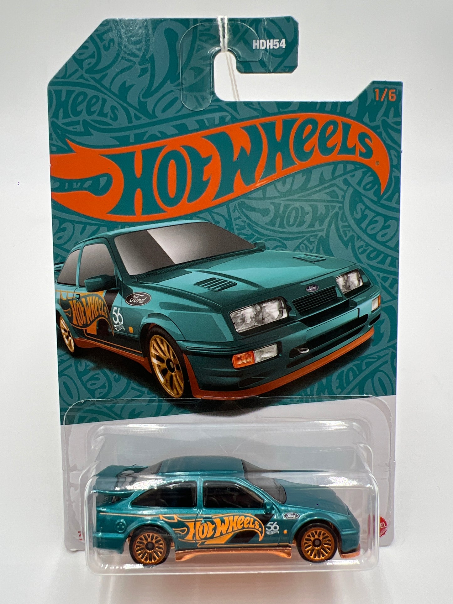 2024 Hot Wheels 56th Anniversary Pearl and Chrome #1 87 Ford Sierra Cosworth 155A