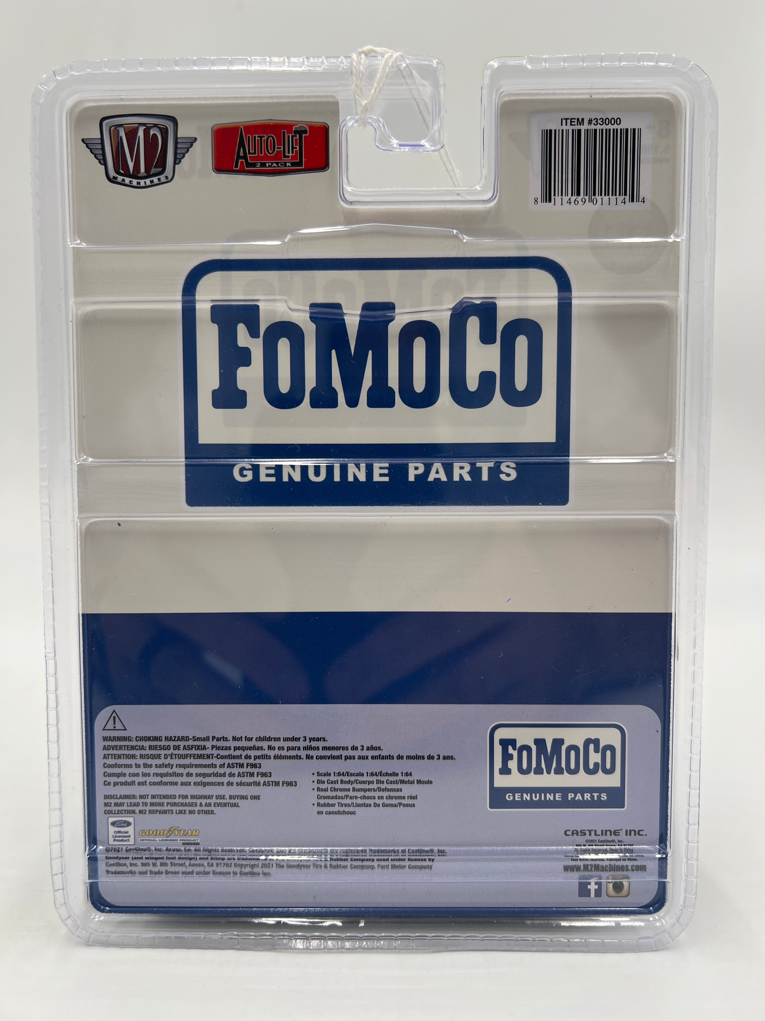 M2 Machines Auto-Lift 2 Pack CHASE FoMoCo 1972 Ford F-250 Explorer