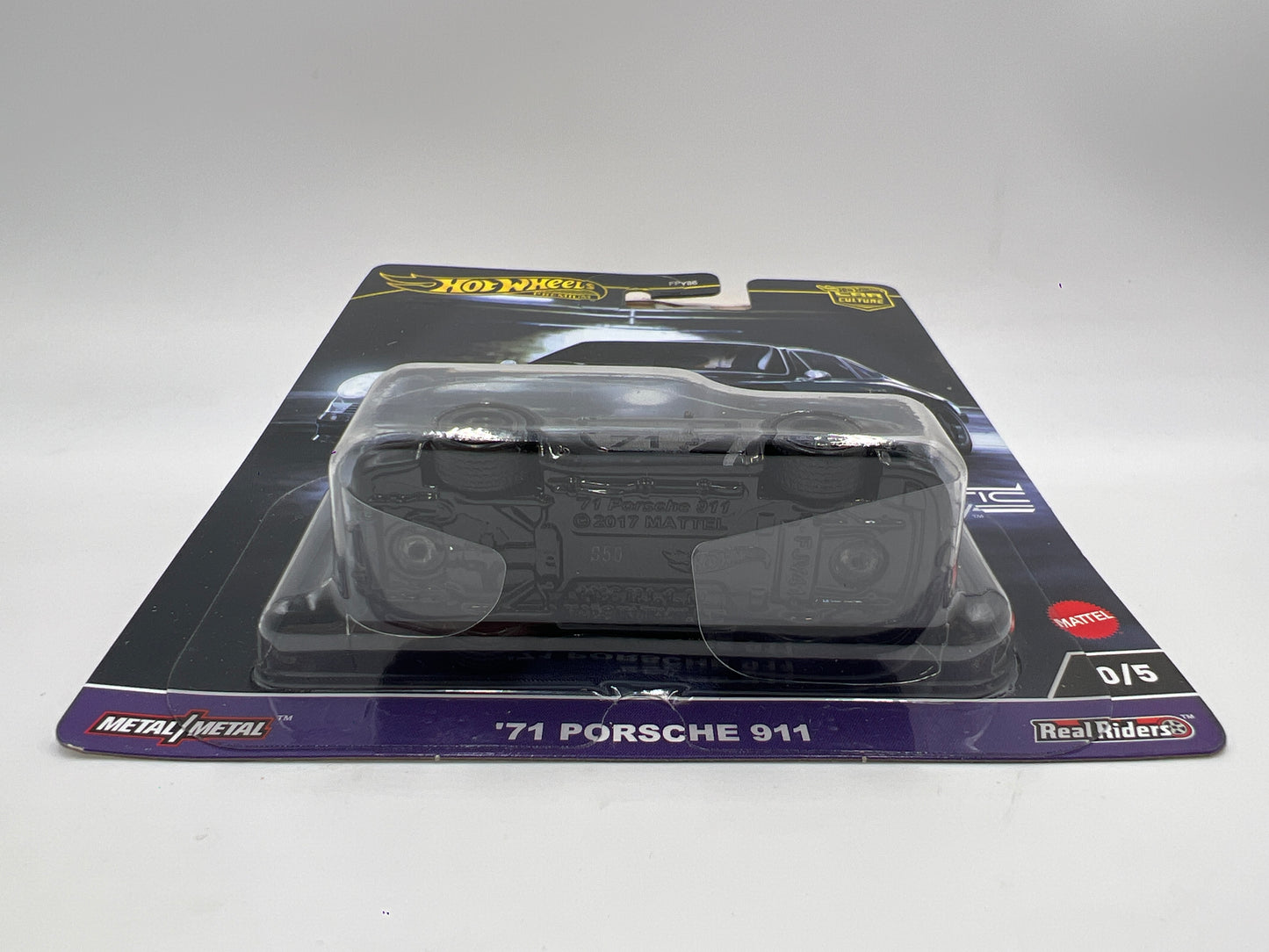 Hot Wheels Premium Exotic Envy CHASE #0 71 Porsche 911 Black W/Protector