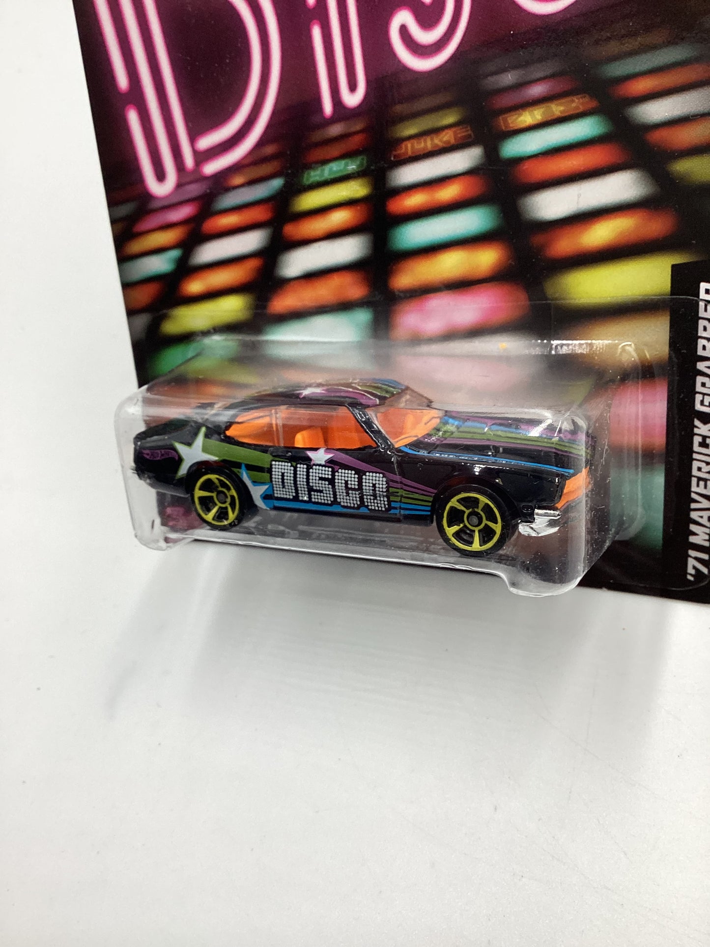 Hot wheels Jukebox Disco #20 71 Maverick Grabber Black 157F