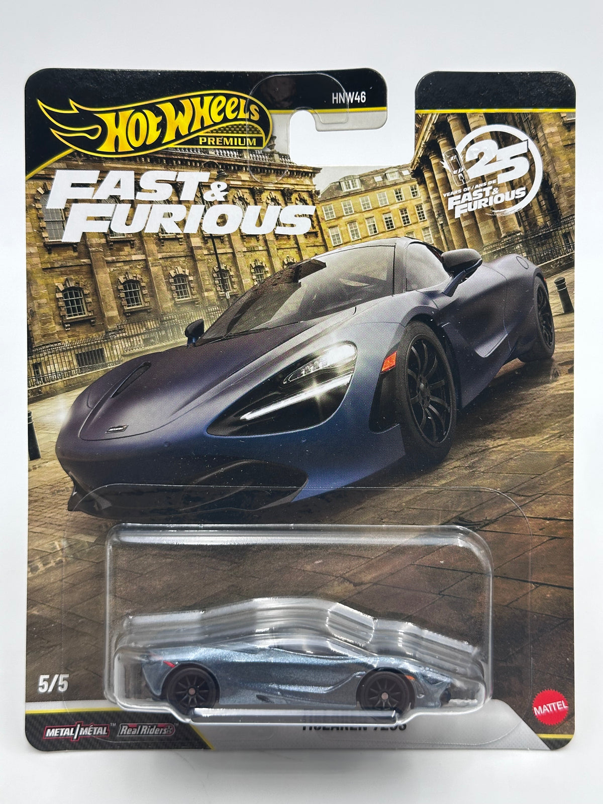 2026 Hot Wheels Premium Fast & Furious 25th Anniversary Dash R Case Complete Set Of 5