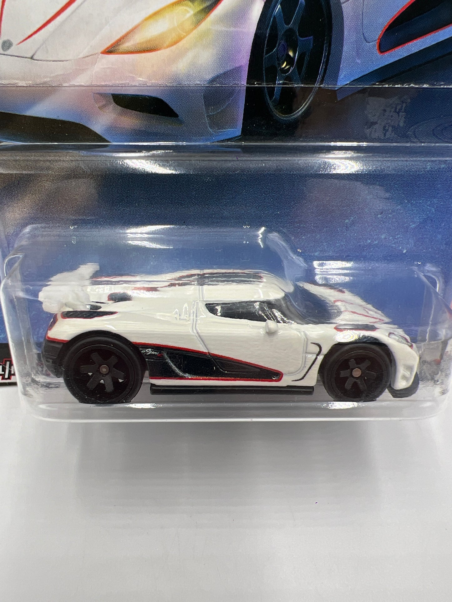 Hot Wheels Premium Boulevard #10 Koenigsegg Agera R White Bad Card 263A