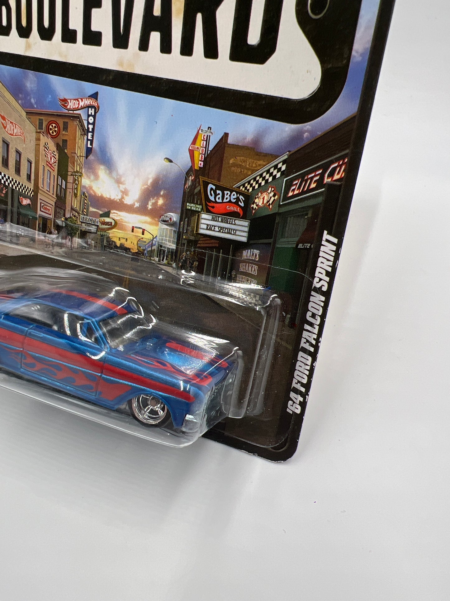Hot Wheels Boulevard Underdogs 64 Ford Falcon Sprint Blue 244B