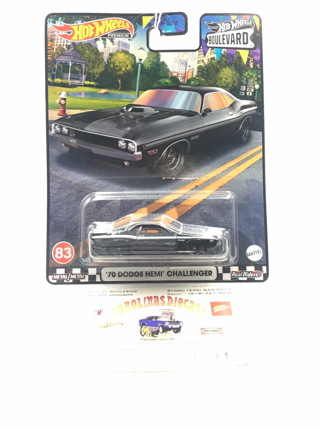 Hot Wheels Boulevard #83 70 Dodge Hemi Challenger E4