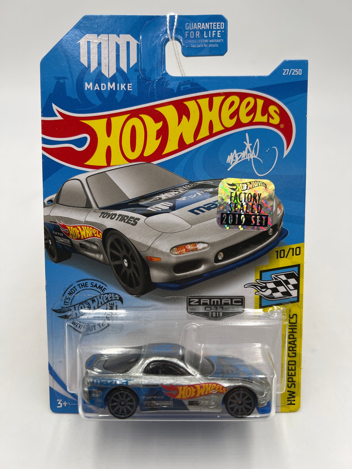 2019 Hot Wheels Factory Sealed Zamac 011 #27 95 Mazda RX-7 148D