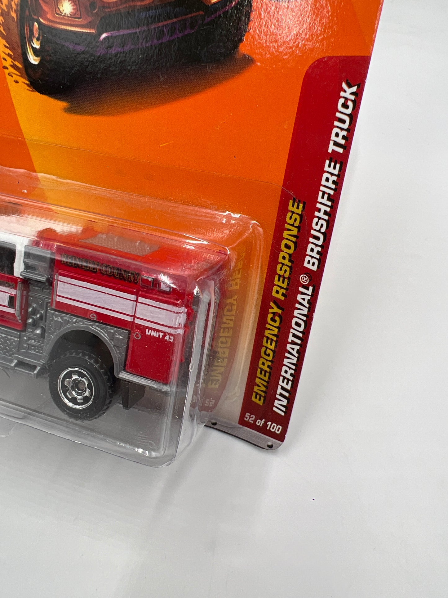 Matchbox Emergency Response #52 International Brushfire Truck Red 216J