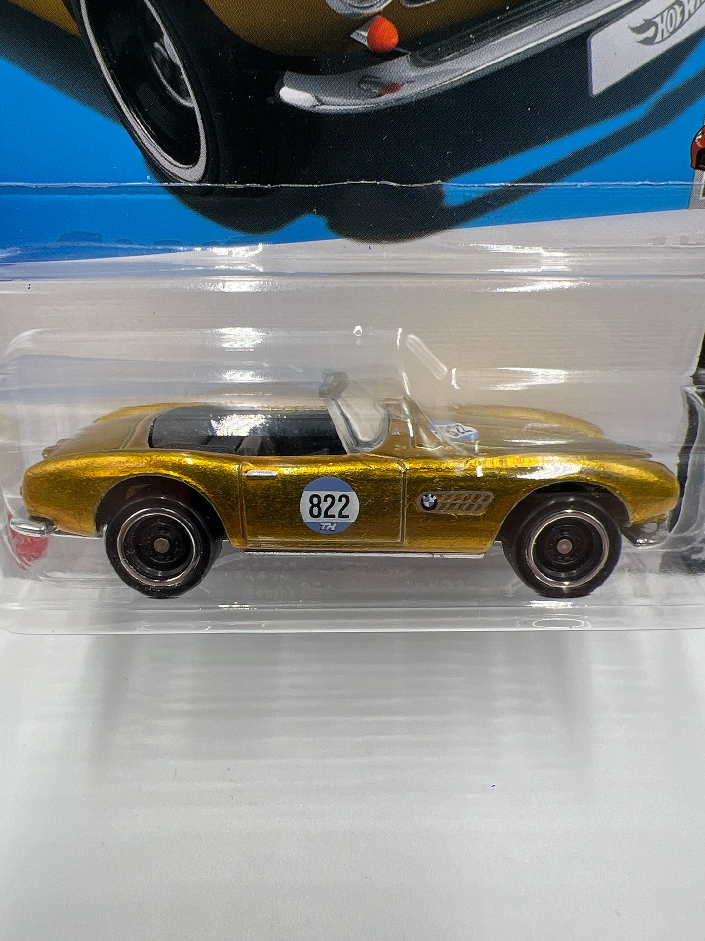2024 Hot Wheels Super Treasure Hunt #67 BMW 507 Gold W/Protector