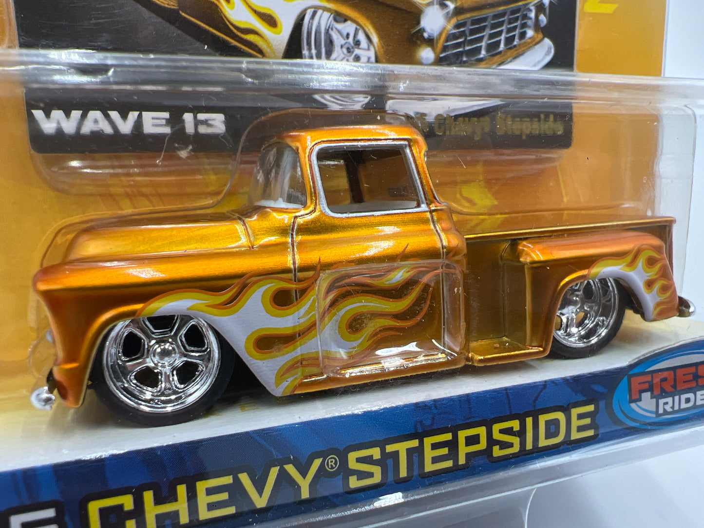 Jada Toys Dub City Old Skool Wave 13 #136 56 Chevy Stepside Orange SR