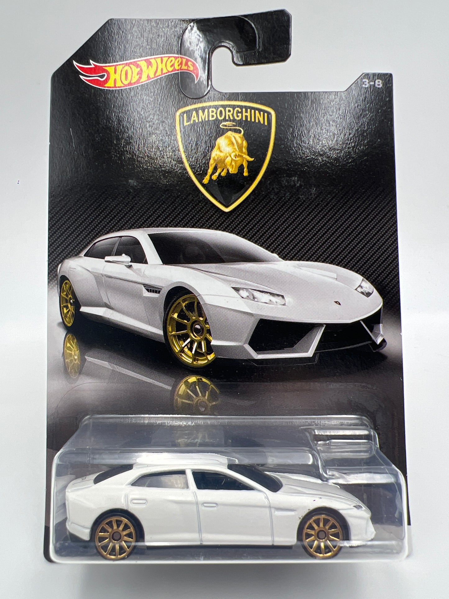 Hot Wheels Lamborghini Series #3 Lamborghini Estoque White 158E