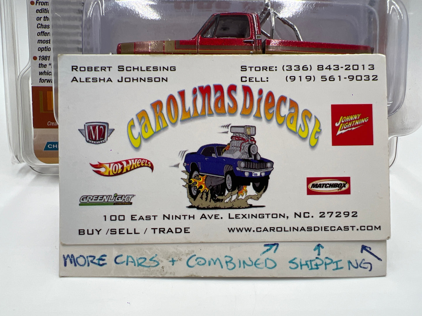 2025 Auto World Muscle Trucks Hobby Exclusive Special Edition Ultra Red CHASE 1981 Chevy Silverado Fleetside W/Protector