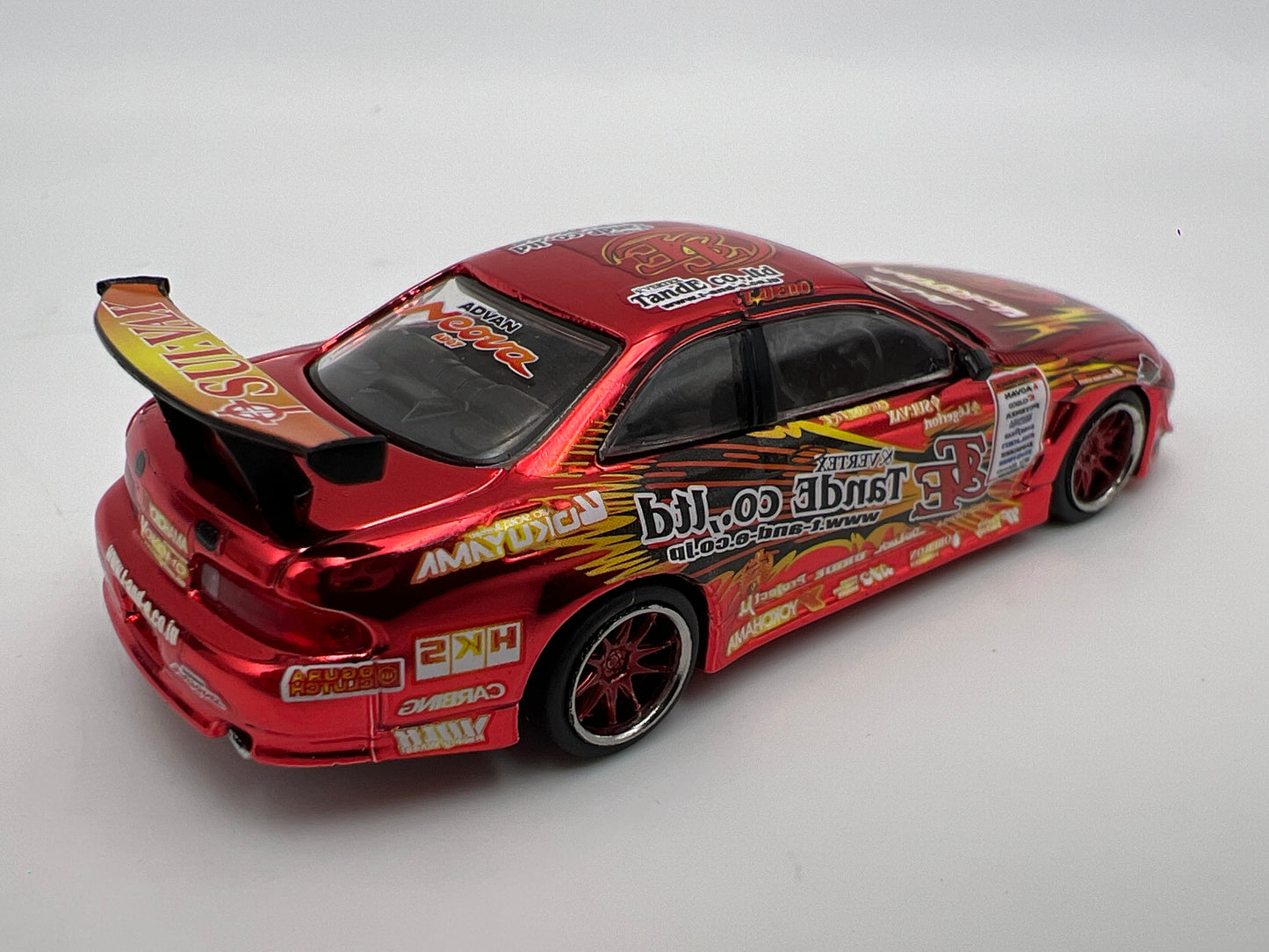 Tarmac Works x VERTEX Special Edition Vertex Ridge Toyota TE3006 Soarer Chrome Red