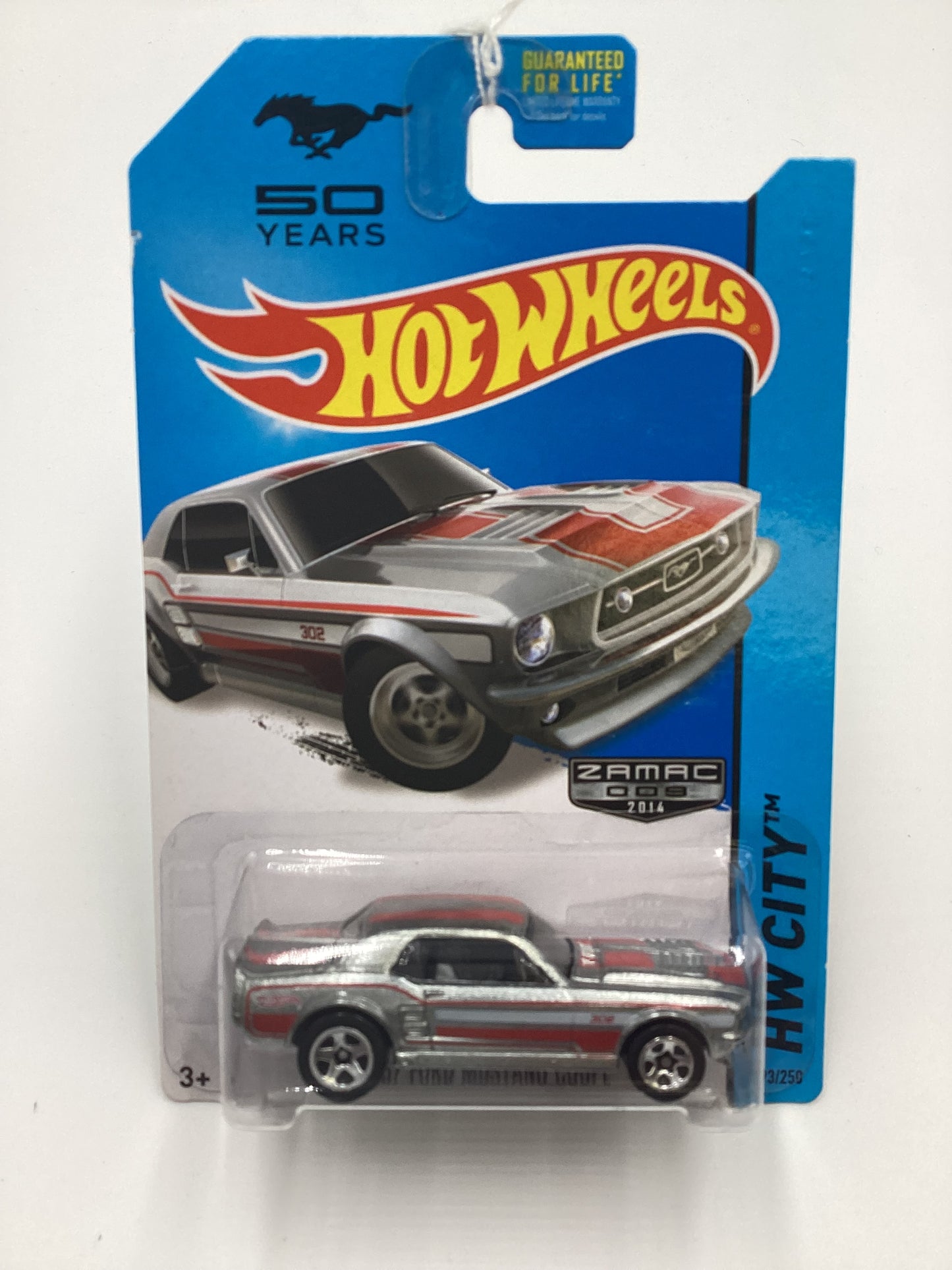 2014 Hot Wheels Zamac 009 #93 67 Ford Mustang Coupe