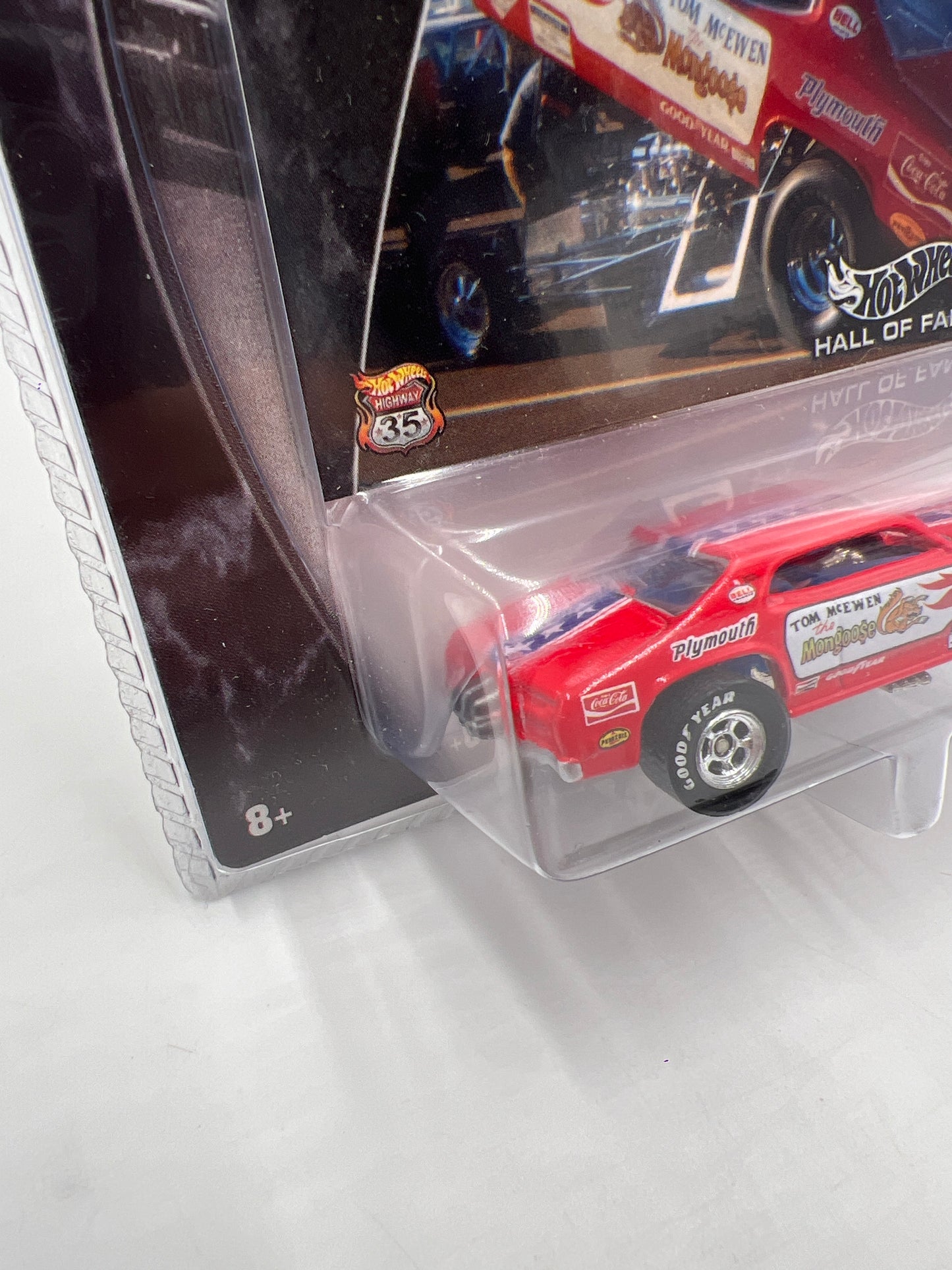 Hot Wheels Hall of Fame Milestone Moments Mongoose vs. Snake The Mongoose Red