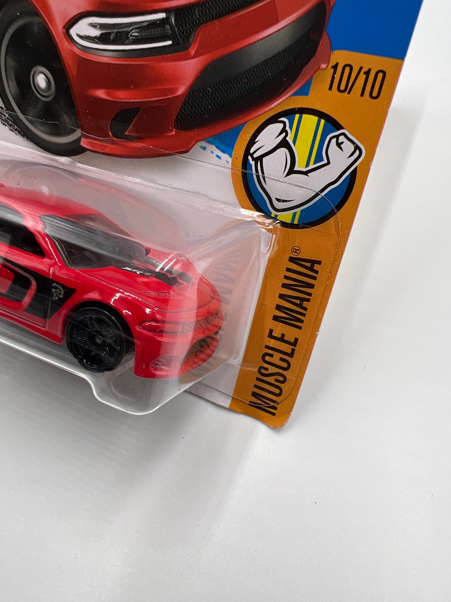 2016 Hot Wheels Muscle Mania #130 15 Dodge Charger SRT Red 46E