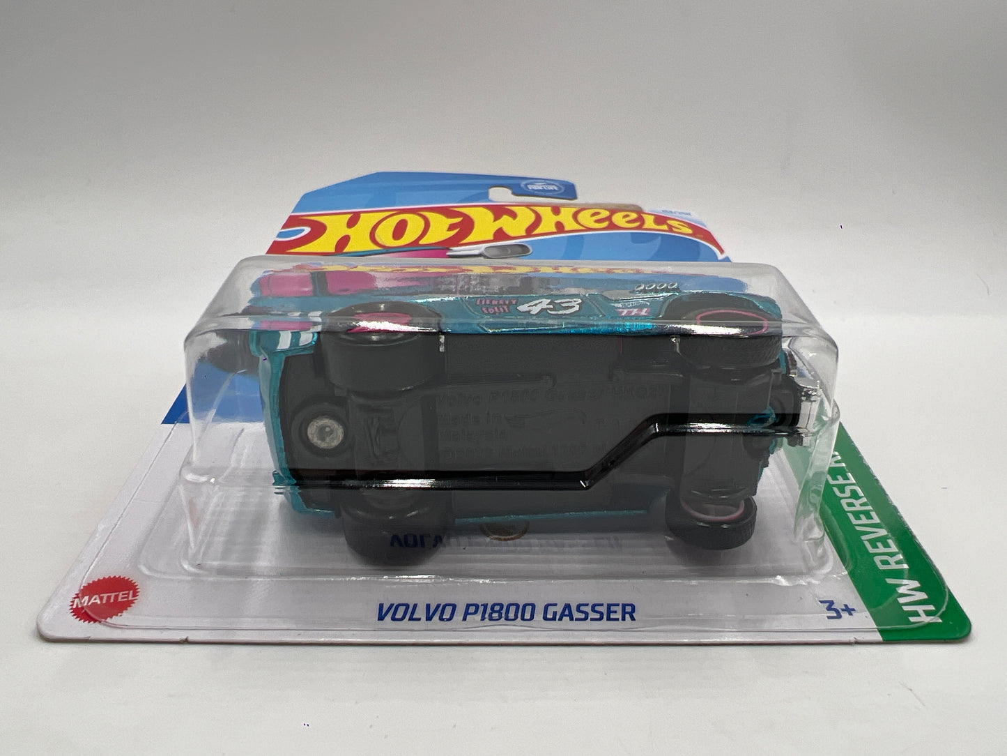 2024 Hot Wheels Super Treasure Hunt #153 Volvo P1800 Gasser Blue W/Protector