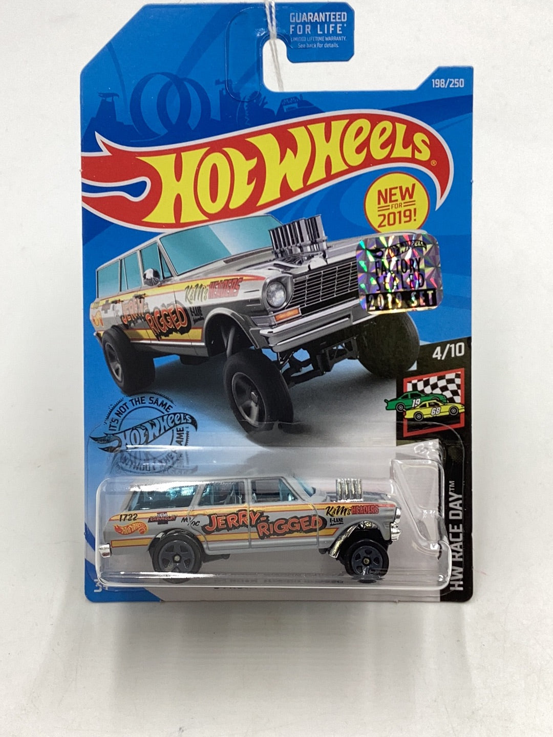 2019 Hot wheels #198 64 Nova Wagon Gasser grey Factory sealed 11D