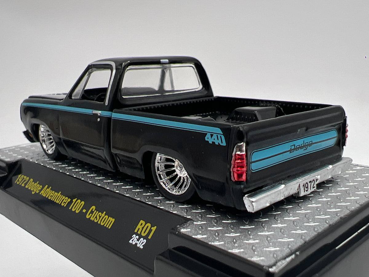 2026 M2 Machines R01 Blind Box 1972 Dodge Adventurer 100 Custom Black