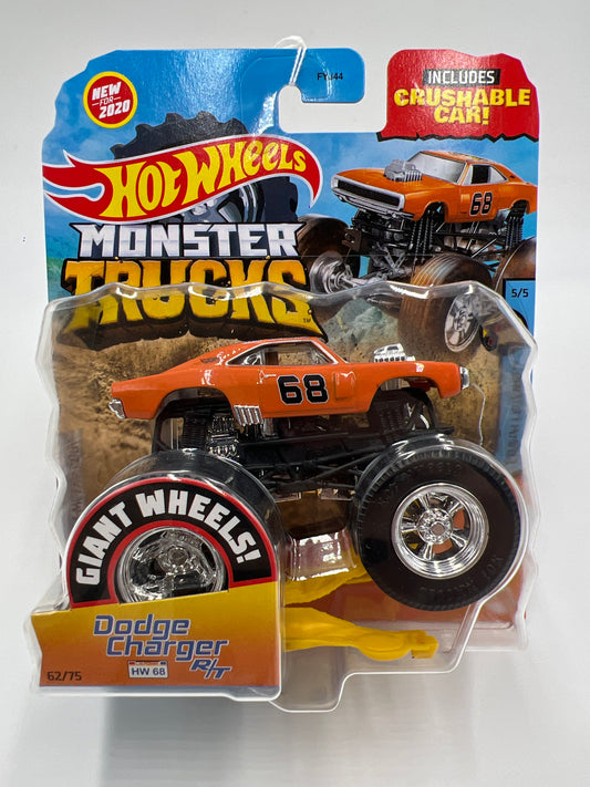 2020 Hot Wheels Monster Trucks Crash Legends #62 Dodge Charger R/T 125D