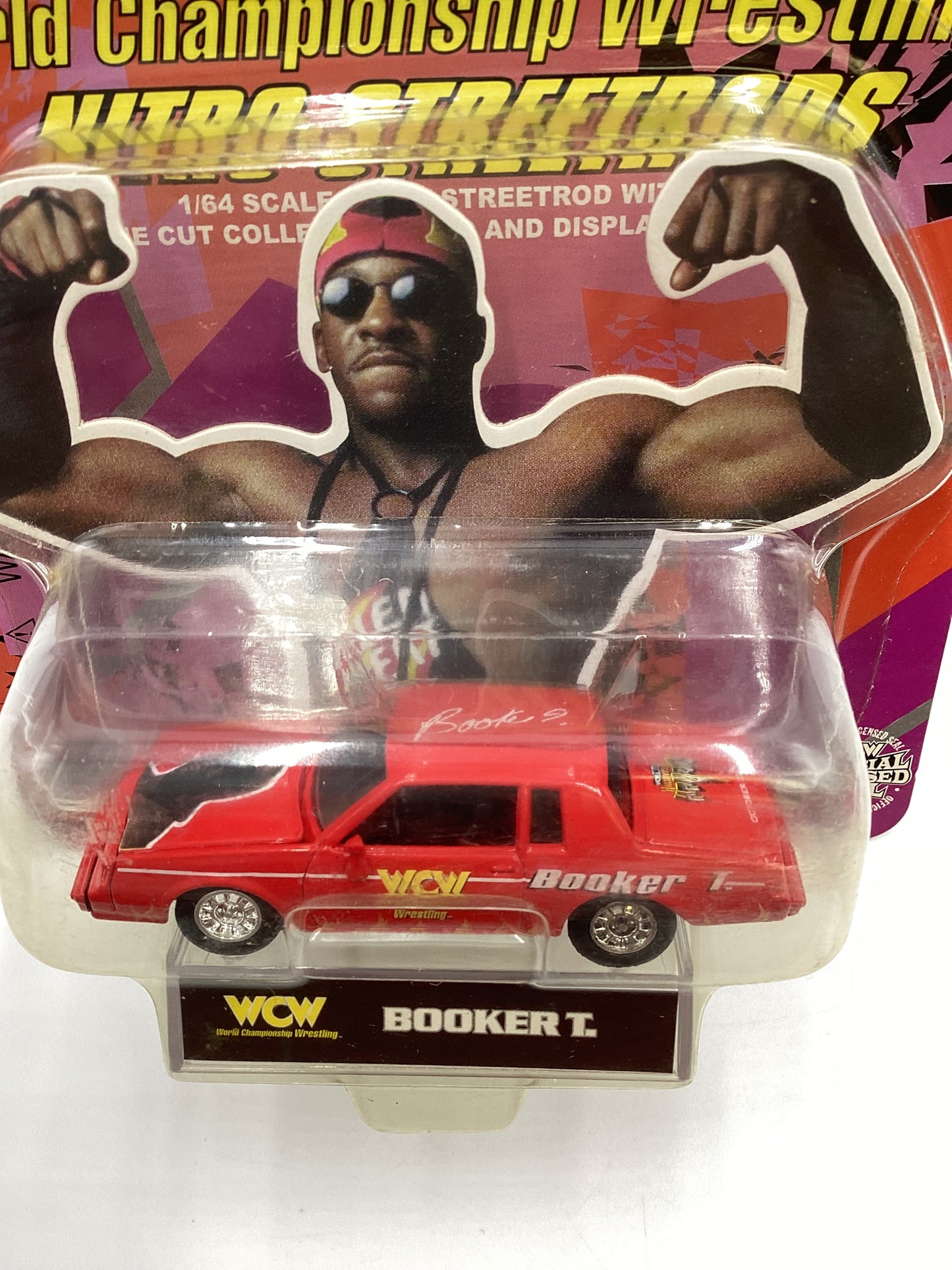 Racing Champions WCW Nitro Streetrods Booker T 1987 Buick Grand National Red SR