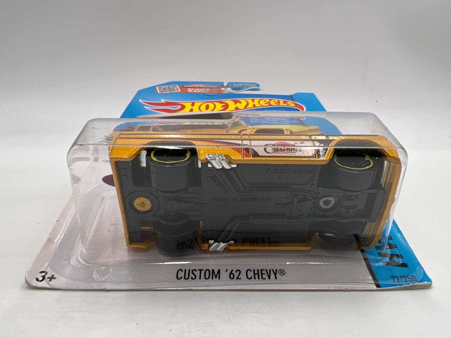 2015 Hot Wheels City #72 Custom 62 Chevy Yellow