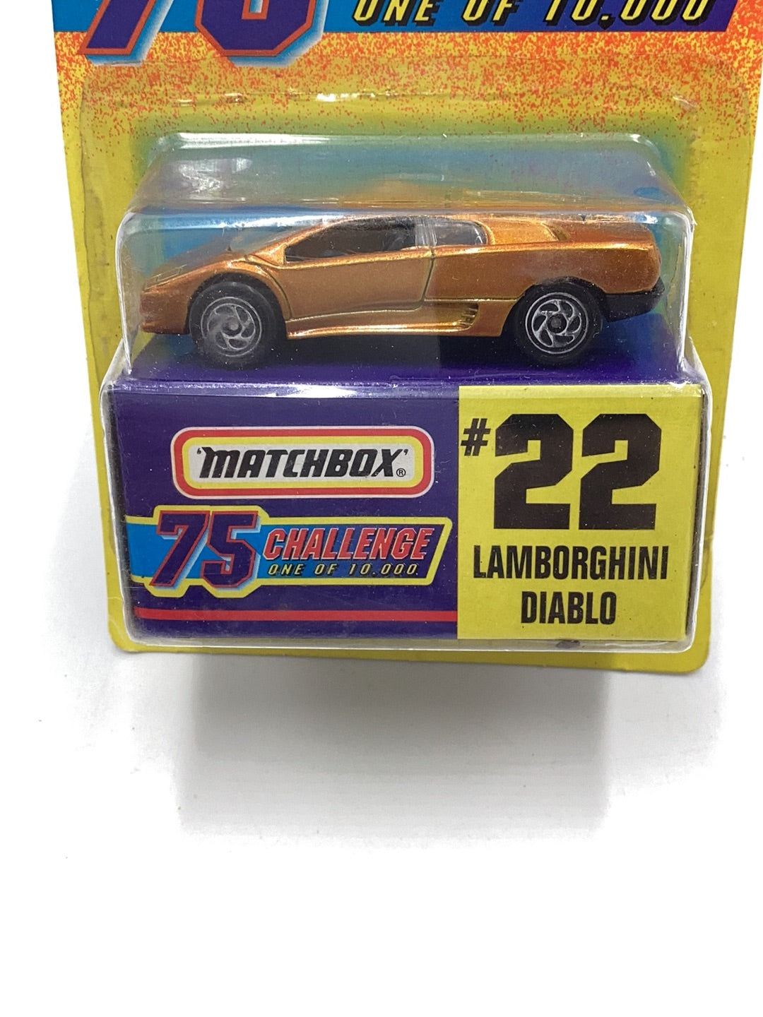 Matchbox 75 Challenge #22 Lamborghini Diablo 163H