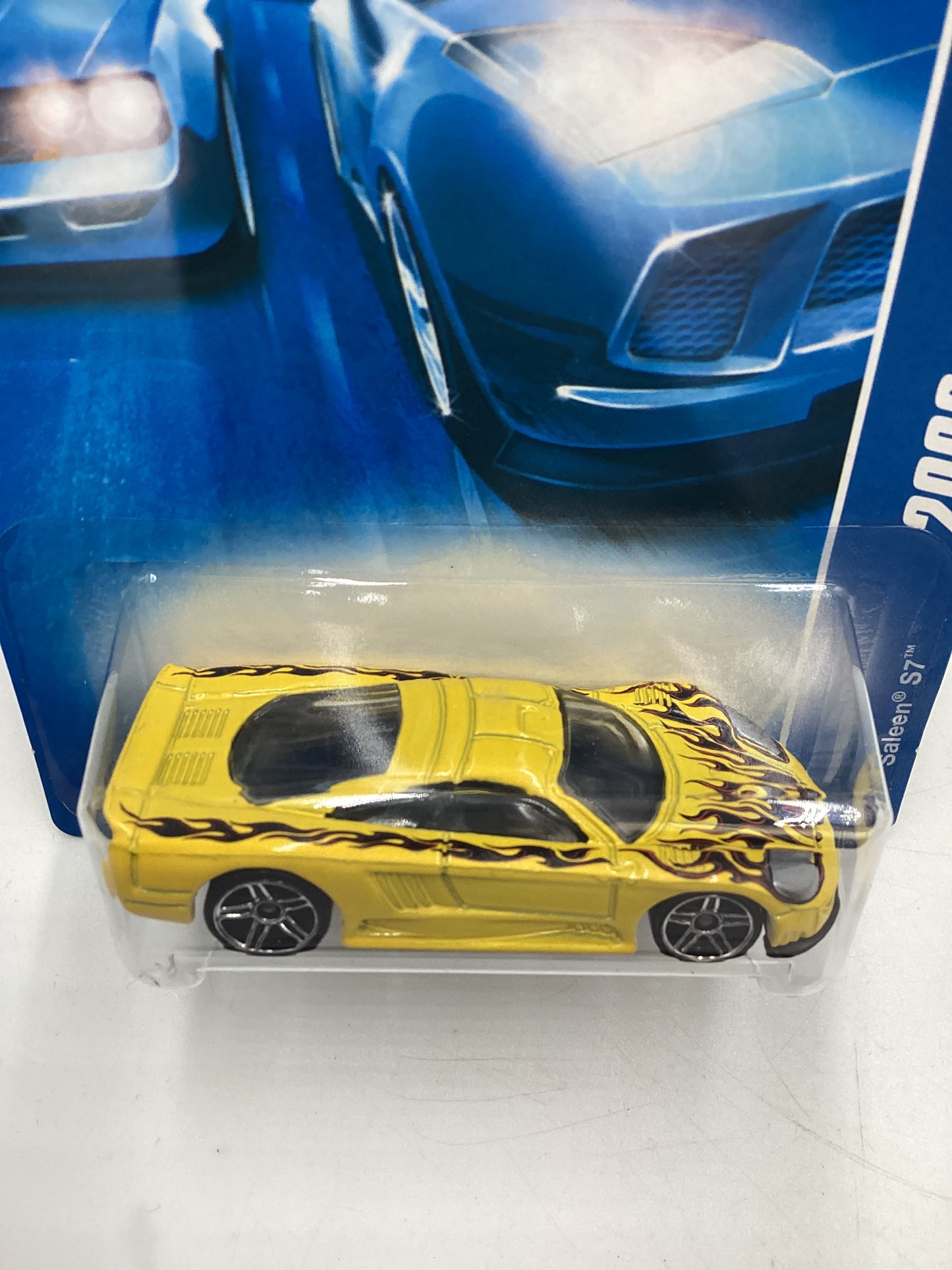 2008 Hot Wheels All Stars #72 Saleen S7 Yellow 28D