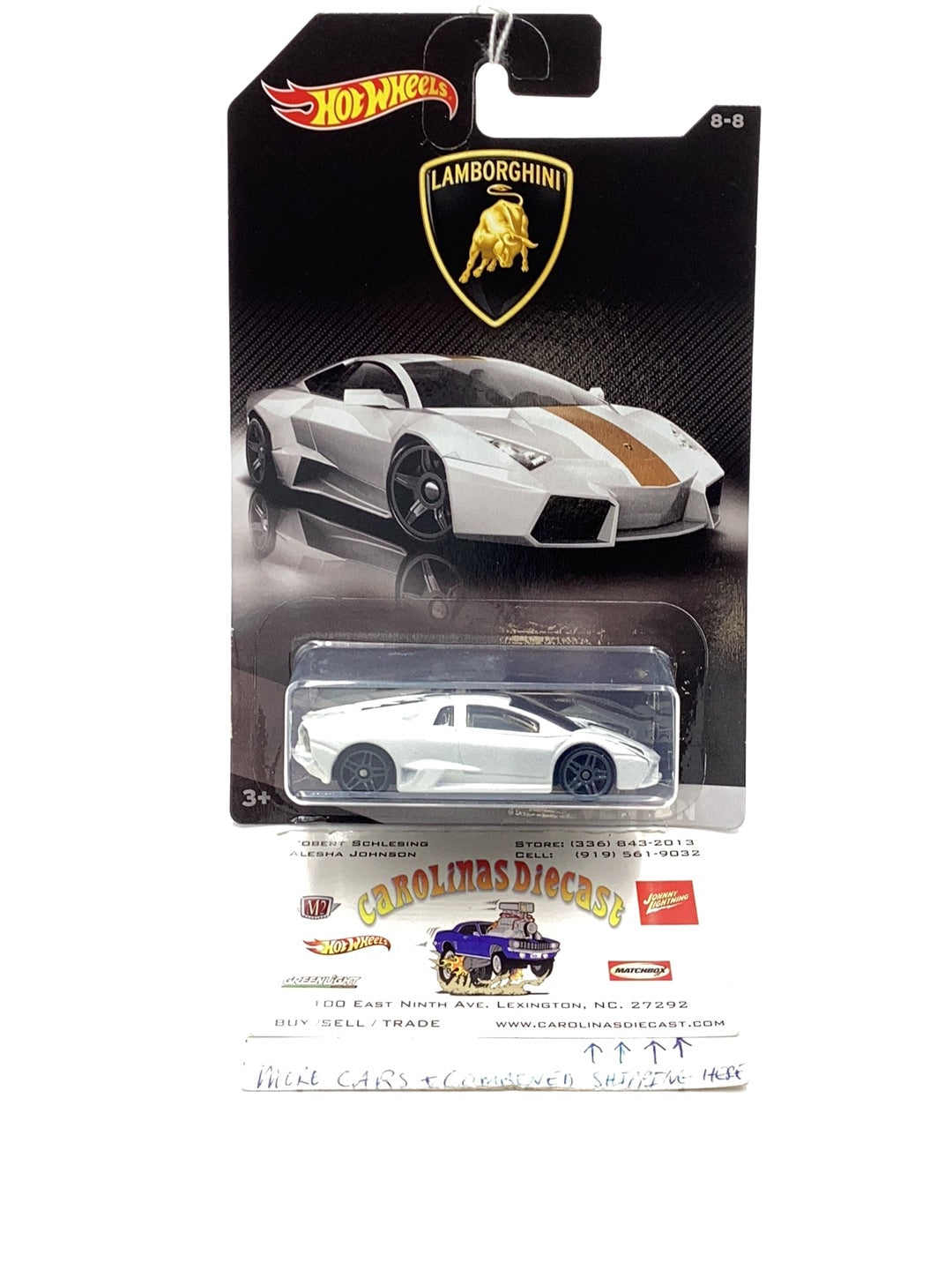 Hot wheels Lamborghini series Lamborghini Reventon #8 8/8 Walmart exclusive 152C