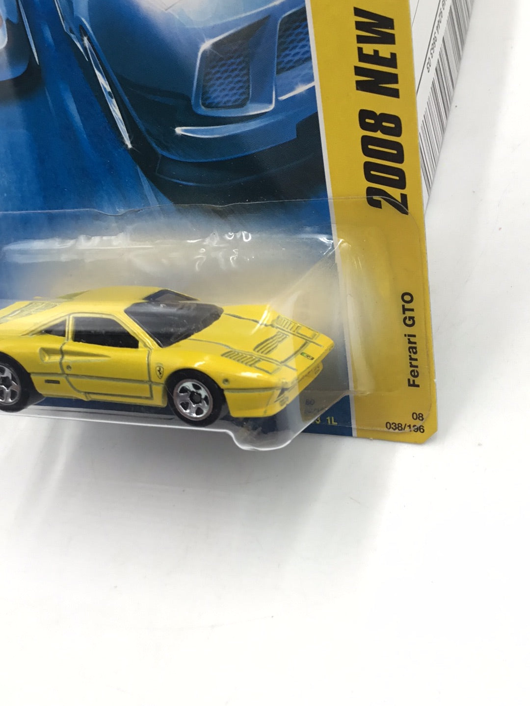 2008 Hot wheels #38 GTO Ferrari yellow PP5