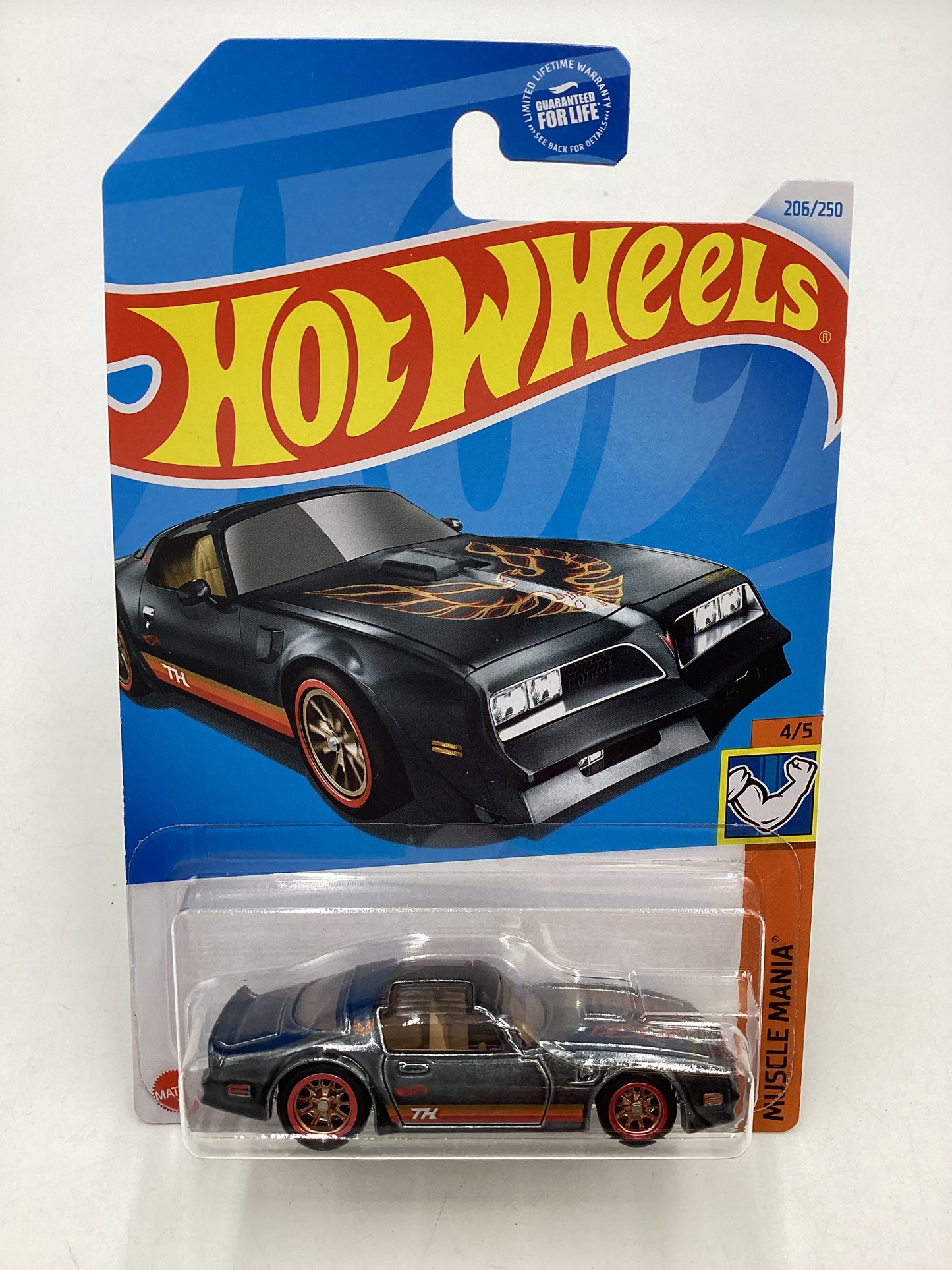 2024 Hot Wheels Super Treasure Hunt #206 L case 77 Pontiac Firebird T/A with protector