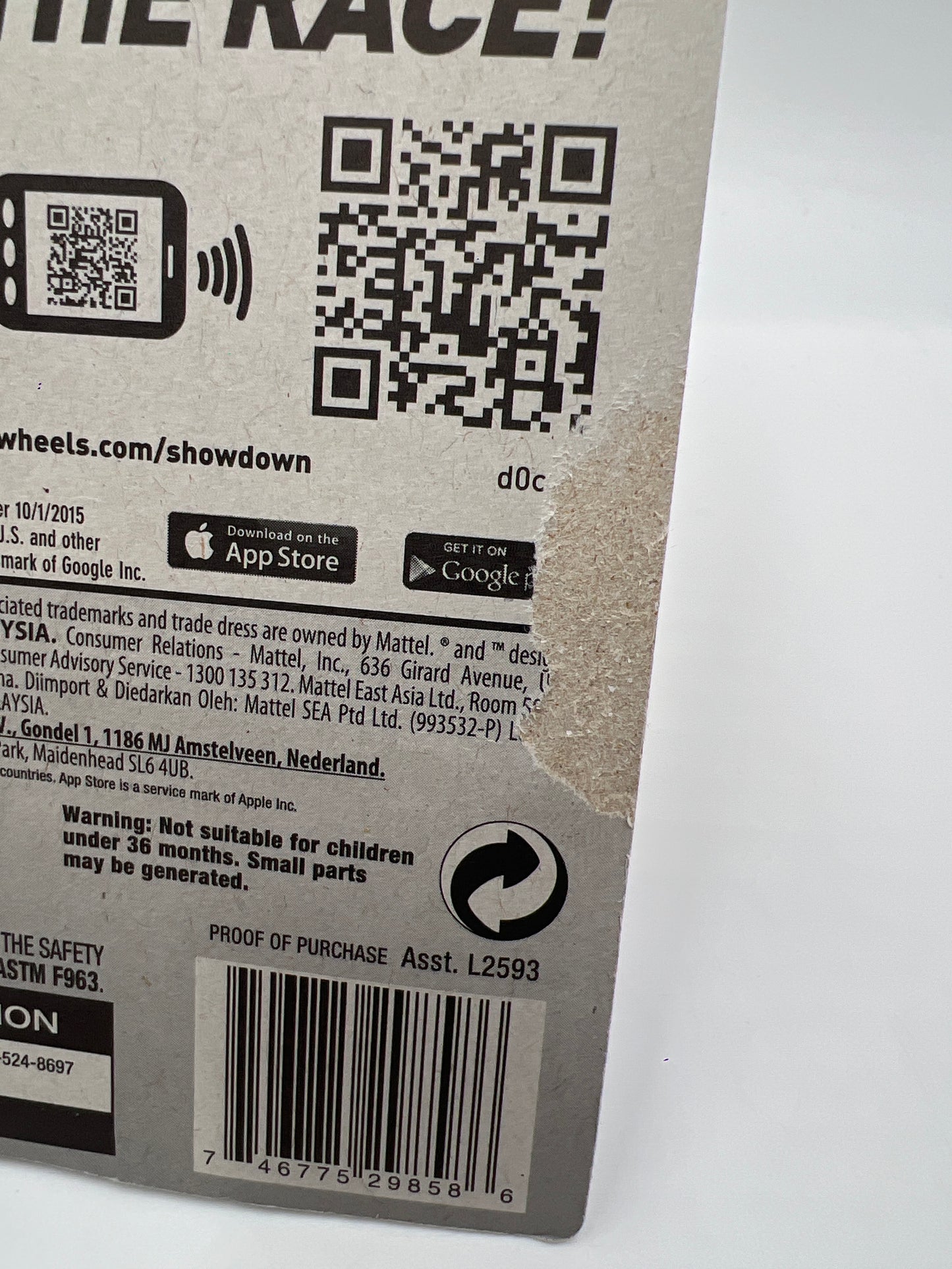 2014 Hot Wheels Walmart Exclusive Zamac 17 #226 Twin Mill III Card Not Perfect 145G