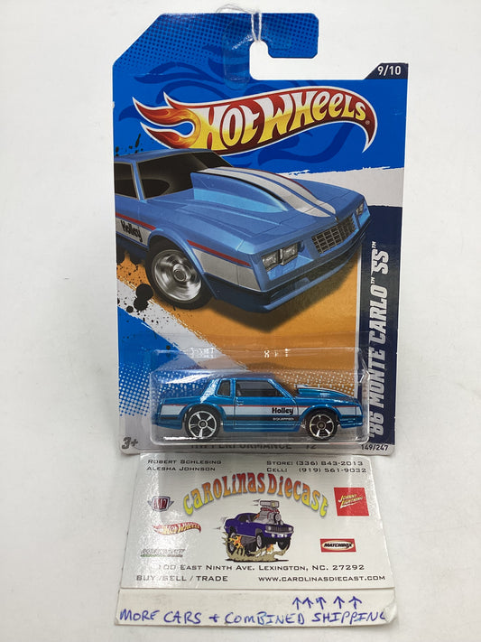 2012 Hot Wheels HW Performance #149 86 Monte Carlo SS Blue