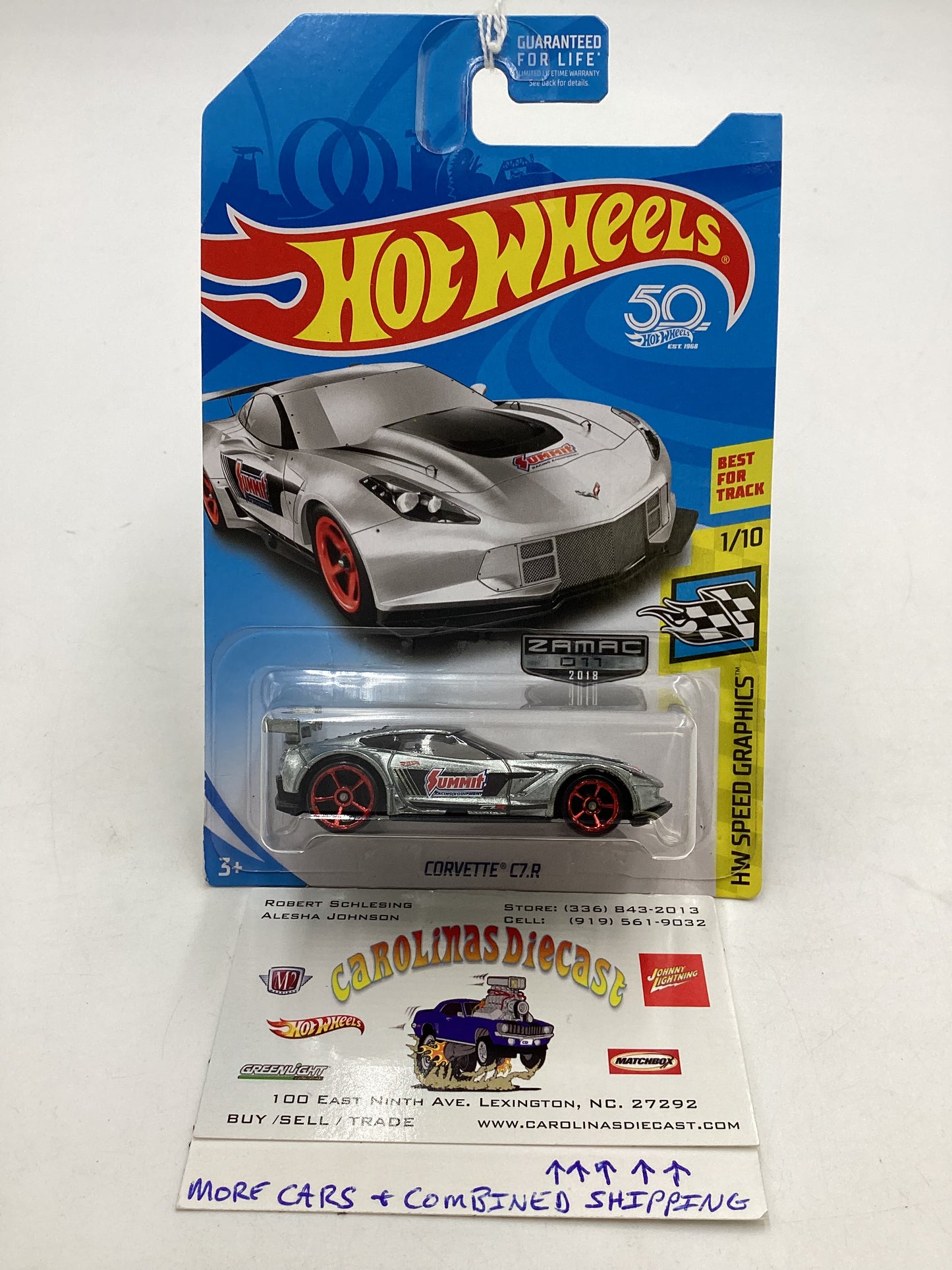 2018 Hot wheels Zamac #11 Corvette C7.R