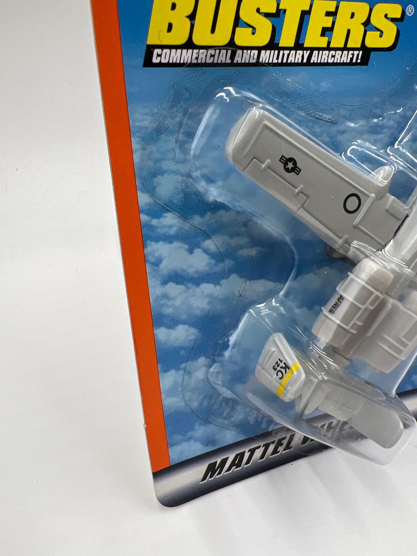 Matchbox Sky Busters Warthog A-10A Military Plane Gray