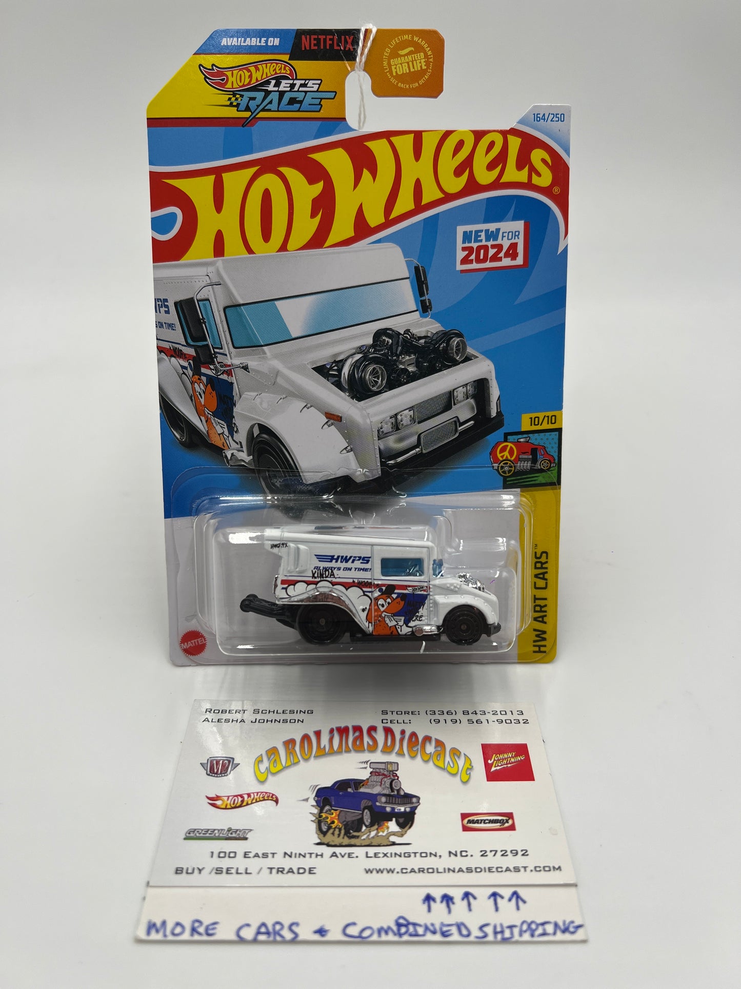 2024 Hot Wheels Q Case #164 Mailed It White 116E