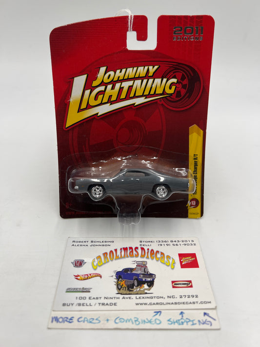 Johnny Lightning 2011 Editions #13 1969 Dodge Charger R/T Gray 223F