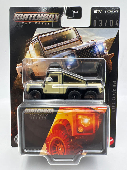 2026 Matchbox The Movie #3 Land Rover 6x6 Tan