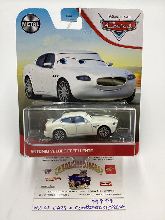 Disney Pixar Cars Antonio Veloce Eccellente White 170D