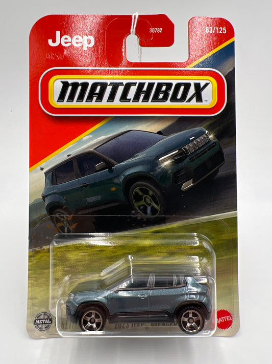 2025 Matchbox #63 2023 Jeep Avenger Blue 209H