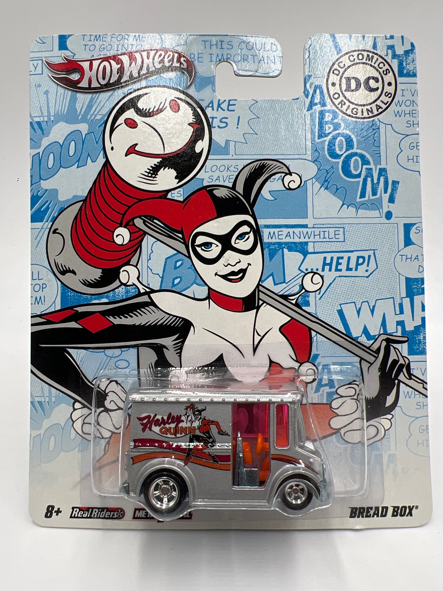 Hot Wheels Premium DC Comics Harley Quinn Bread Box Silver 271A